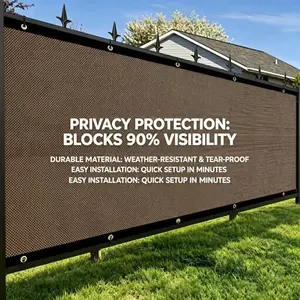 90% UV Blocking Shade Net 3x4m, Coffee Color Outdoor Sunshade Cloth, High Density Breathable, Multi-Use for Garden, Patio, Greenhouse, Dog House, Sunshade Canopy