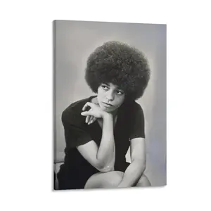 The Activist Angela Davis Poster Poster Canvas Wall Art For Bedroom Decor Bar Office Room Decor Gift