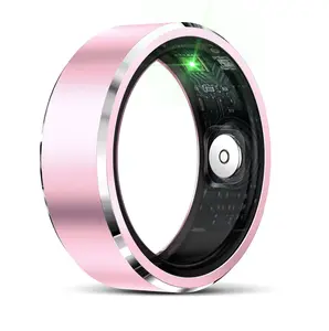 Waterproof Health Ring - Minimalist Fitness Activity Tracker, Biometric Monitoring, Emotional Stress Management (Sizes 8-12)