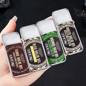 4pcs Men's Solid Perfume Set, Alcohol-Free, Perfect for Dates and Daily Freshness, Ideal Gift, 10*4g, Fragrance Collection