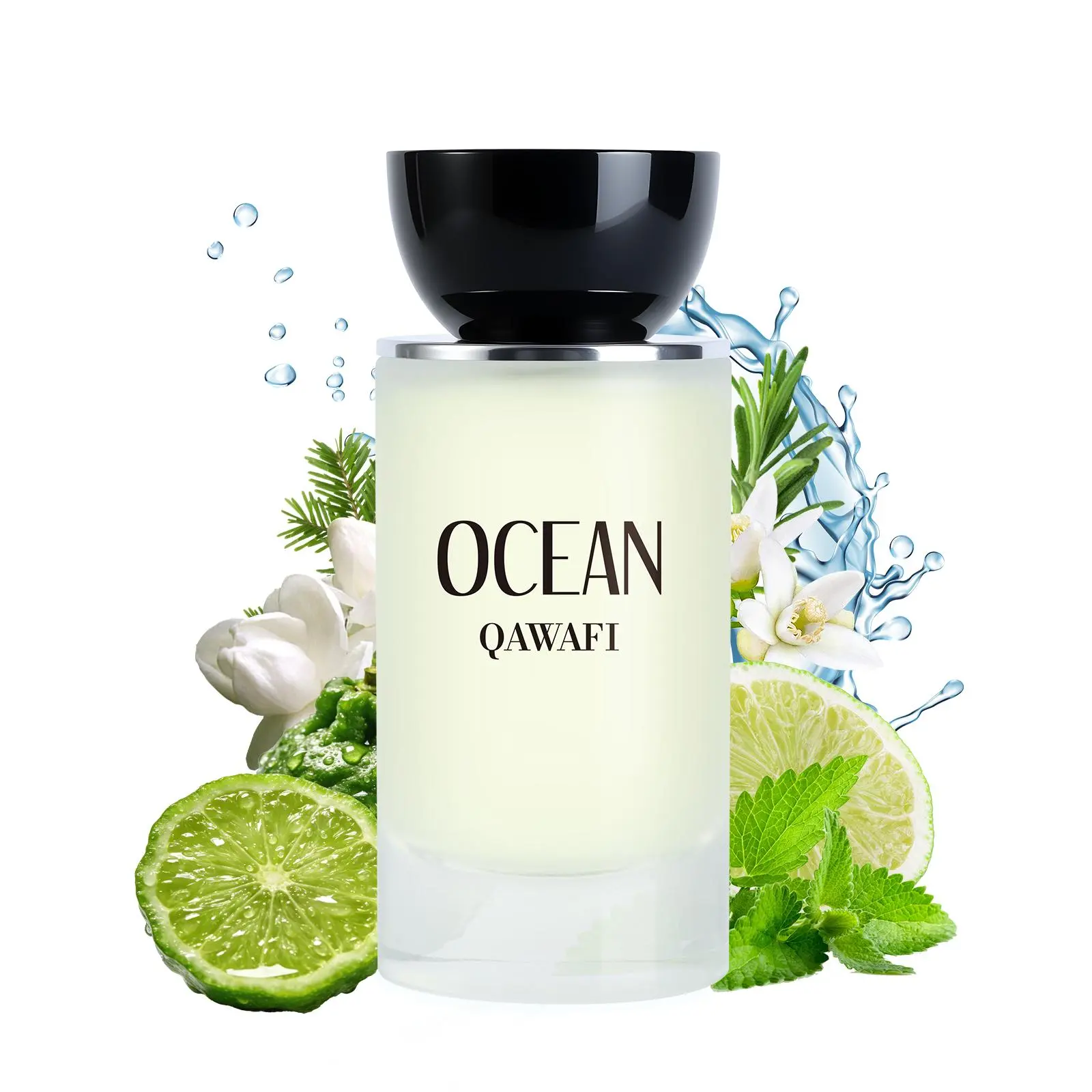 OCEAN | Fresh Aquatic Citrus | Extrait De Parfum 50ml | Marine,Bergamot,Neroli & Cedarwood | Office,Gym &Daily Wear Long Lasting powerful Men's Cologne Citrusy Perfume