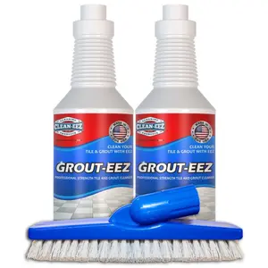 Tile & Grout Cleaner 2 Pack, Removes Years of Built-Up Grime, Professional Strength, 500 sq ft | Clean-eez