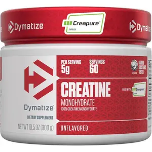 Creatine Monohydrate Powder with Creapure 300g – 5g Per Serving, 60 Servings, Unflavored Gluten Free Supplement for Muscle Strength & Performance