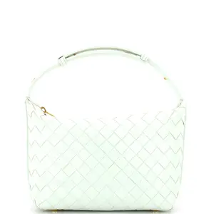 Pre-owned Bottega Veneta Leather Shoulder Bags Wallace Shoulder Bag Intrecciato Nappa Mini by Rebag