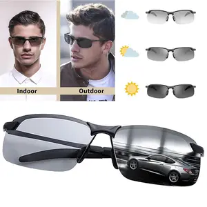 Polarized Photochromic Sunglasses for Men - UV Protection and Lightweight Sun Glasses for Driving Fishing