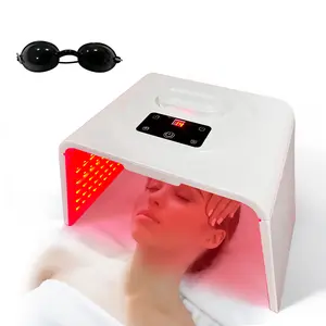 [Renhui] LED Face Spectrum Beauty Instrument, Seven-color Light Foldable Face Steamer with Spray Function Hydrating Facial Skin Care Equipment, Suitable for Family Spa - Multifunctional Beauty Tool, Perfect Gift for Mom, Girlfriend and Friends