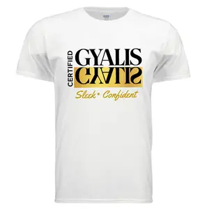 Certified Gyalis Gildan G640 Adult Softstyle 4.5 oz T-Shirt Short Sleeve Summer Medium Classic Cotton Tee
