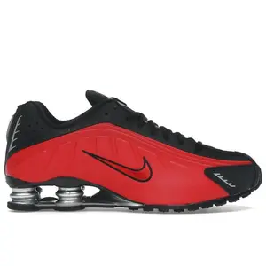 Nike Men's Shox R4 University Red Black Metallic Silver, from StockX