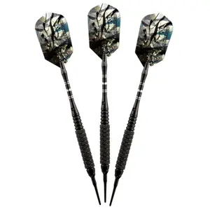 Viper Black Magic Soft Tip Darts 10 Knurled Rings 18 Grams