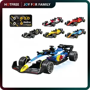 Hotfree 1/64 Pocket Size Mini RC F1 Racing Car, 2.4GHz Portable Remote & App Dual Control, USB Rechargeable Formula Drift Toy, Stress Relief Desktop Game, Birthday & Christmas Gift for Kids & Racing Fans