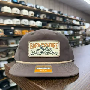 Barnes Woven Patch Rope Hat - Mocha