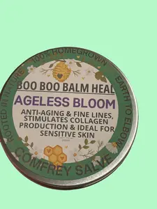 BOO BOO BALM HEAL Ageless Bloom Herbal Repair Balm - Strawberry Oil-Infused, Firming Aroma Formula for Sensitive Skin, Moisture Boost, Skin Repair & Smoothing Natural Wellness Support