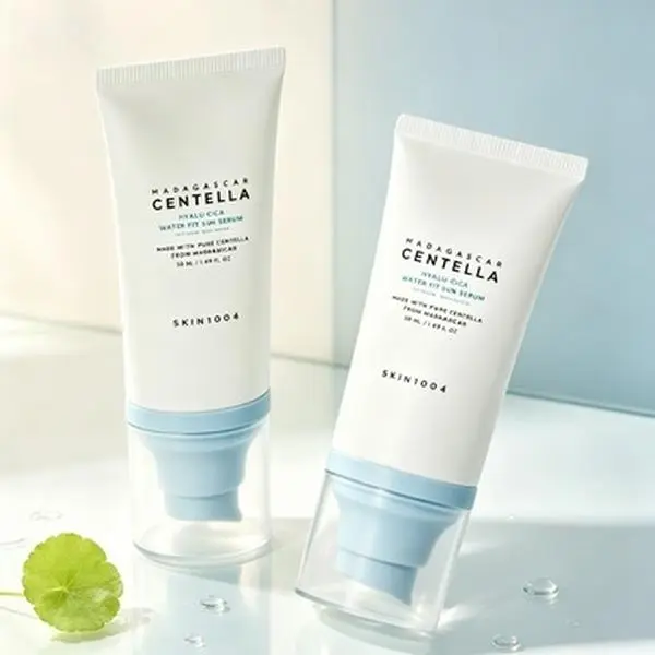Madagascar Centella Hyalu-CicaWaterproof Facial Sunscreen Serum SPF 50+ 50ml- Daily Facial Moisturizing Hydrator, Lightweight,Gentle for Sensitive Skin, UV Protection, Skin Repair