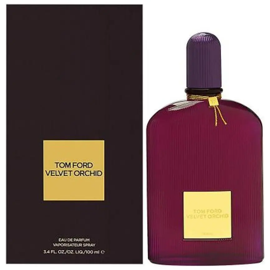 Tom Ford Velvet Orchid Eau de Parfum, A Chic Exotic Floral Scents Perfume for Women with Notes of Honey & Rum, Oriental Fragrance Spray, 3.4 fl oz, Chic Exotic Scent, Signature Scent