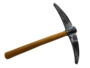 Medallion Co. Battle Royale Inspired Foam Pickaxe - Soft Foam & Plastic - Oversized Display Prop - Collectible Game Hero Gear - Ultimate Gamer's Gift - IRL Pickaxe