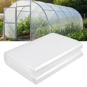 Heavy Duty 6 Mil Greenhouse Plastic Sheeting, UV Resistant Greenhouse Film & Multipurpose Cover, for Plant Protection, Dust Proof, Insulation