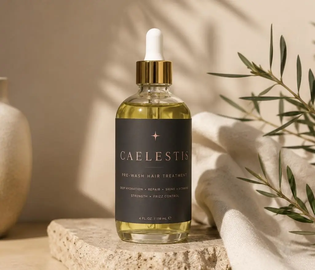 Caelestis Pre-Wash Hair Treatment | Deep Hydration & Frizz Control | For Dry & Damaged Hair