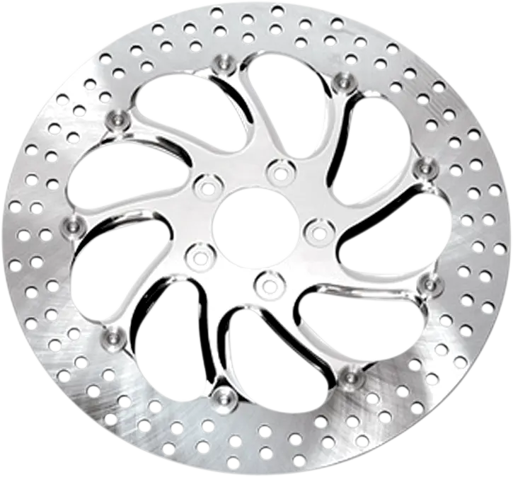 PERFORMANCE MACHINE (PM) Two-Piece Front Brake Rotor - Left - Torque - Chrome - 11.5" - '00-'14