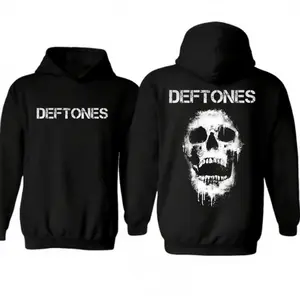 Deftoness Skull Two Sides Tshirt Sweatshirt Hoodie, Alt Metal Sweatshirt, Nu Metal Merch, Rock Tour Tee, Unisex Sweater Pullover Tee