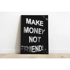 Make Money Motivation Wealthy Money Dollars Cash Luxury Artistic Print Creative Modern Decoration Items Canvas Poster Unframed wall decor wall art posters