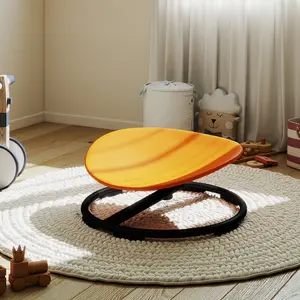 Sensory Spinning Chair fo,Metal Base Non-Slip Indoor  Seater Fun Furniture