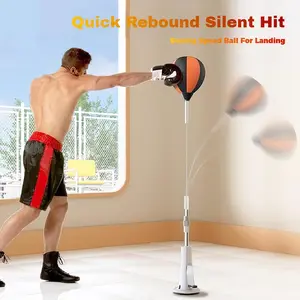 Premium Quality Boxing Speedball with Stand Height Adjustable for Teens & Adults 360 °   Rebound for Stress Relief & Fitness Ideal for Home Use in Bedrooms Living Rooms & GardensAB20Lumora Living