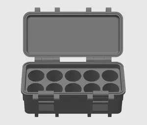 10ml 10 Slot Vial Storage Container Pod [SS1010]