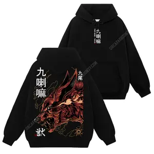 [Konoha Shop] Limited Kurama - Naruto Shippuden #62 Hoodie T-Shirt Sweatshirt, Retro Vintage Unisex Graphic 90s Cotton, Gift For Wibu Ninja Shinobi , Anime Manga Y2K Streetwear