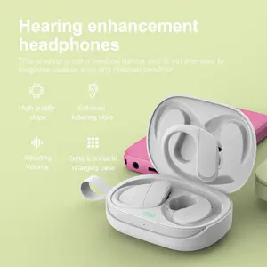 Invisible Hearing Aid for Mild-Moderate Hearing Loss, High Fidelity Sound Quality, Voice Enhancement, Comfortable Wear, Long Battery Life