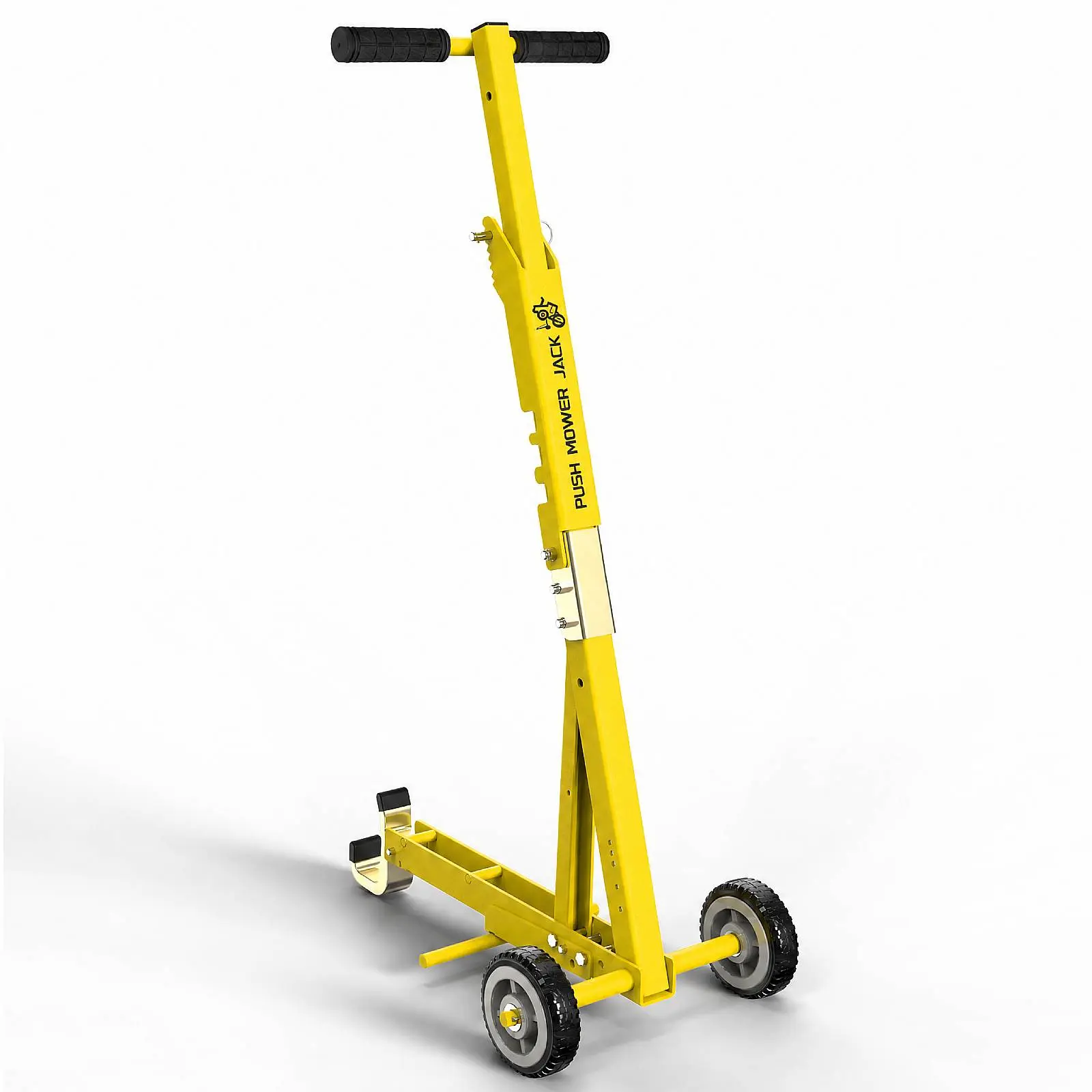 Jungle Jack V3 Heavy-Duty Trolley Jack, 800 lbs Capacity Lawn Mower Lift Tool, 20-Second Fast Lift, for Commercial 0-Turn Mower Maintenance & Car Repair