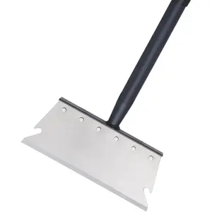 Pragmatist Garden Shovel, Ice Scraper, Multifunctional Cleaning Shovel with 59" Adjustable Handle Heavy Duty Garden Tool for Lawn Edging, Scraping, Weed and Ice Removal