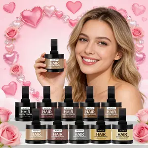 Aliver Valentine's Day Hairline Powder, Root Concealer, Hair Filler, Long-Lasting Effect, Suitable for Various Hair Colors, Covering Grey Hair, Gray Hair, Grey Hair Coverage