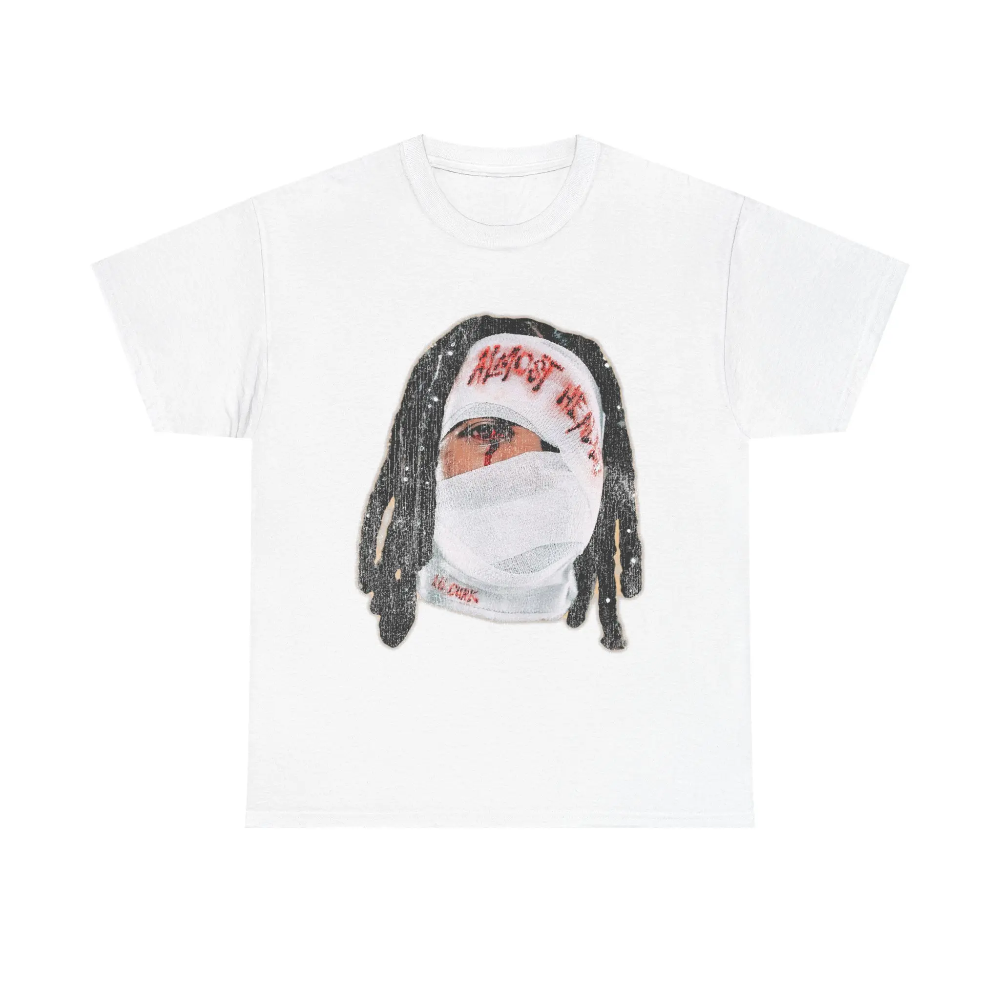 Men's Lil Durk Oversize Round Neck Vintage Rap Concert Merch Rare Hip Hop Graphic Print Casual Cotton Short-Sleeve T-Shirt, Menswear Top, 2Xl, Ethically Produced