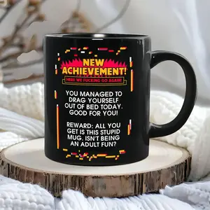 This Is An Outrage Mug, Princess Donut Cat New Achievement Dungeon Crawler Carl Coffee Mug, Dungeon Crawler Carl Fan Mug, Litrpg Lover Gifts