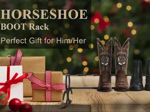 Custom Horseshoe Boot Rack - Makes a PERFECT GIFT