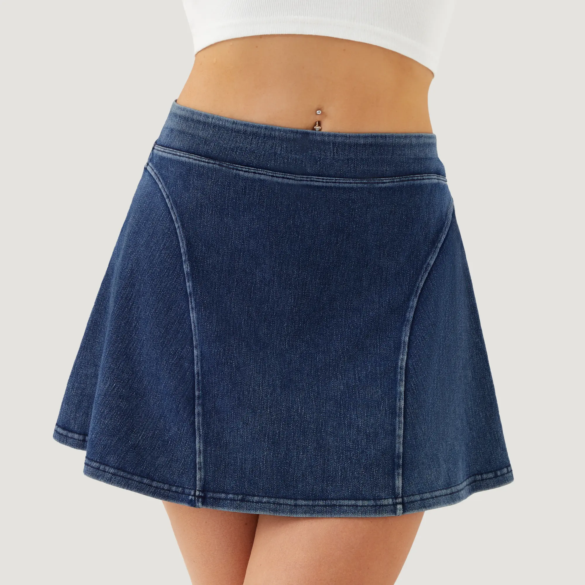 YUCOLEN Women Denim Skort Stretch Mini Jean Skirt with Inner Shorts Casual Wear,back to school shopping YUCOLEN Women Denim Skort Stretch Mini Jean Skirt with Inner Shorts Casual Wear,back to school shopping