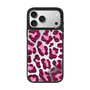 Hot Pink Leopard Print Shining Magsafe Case