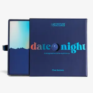 Scratch-Off Date for Couples Date Night: 5 Senses, Guided Sensory Experience with Food, Music & Touch
