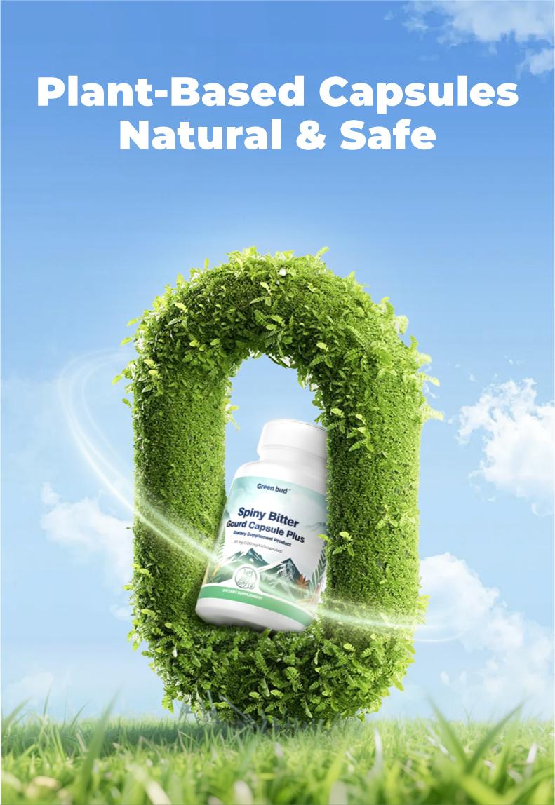 Spiny Bitter 1 Gourd Capsule Plus natural herbal bitter gourd extract, used for overall body balance care#Summervibes