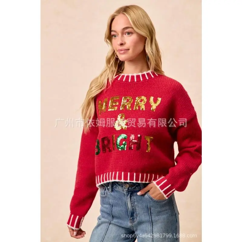 Red glitter letter cover