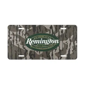 Remington Camo vanity Plate License Plate, Vanity Car Tag, License Plate, Car Accessories