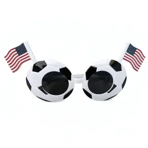 football glasses, national flag cheering props, UV400 sunglasses