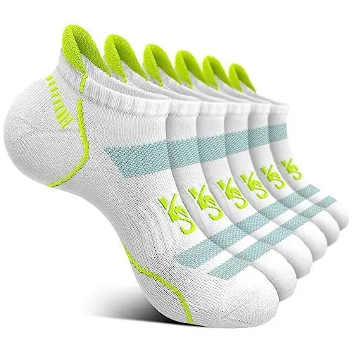 6pairs white/Midgetgolf Green4494