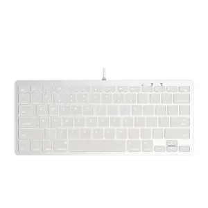 JOMAA 78 Keys Wired Backlit Silent Keyboard Multi-Function Illuminated Keyboard for Windows/Mac
