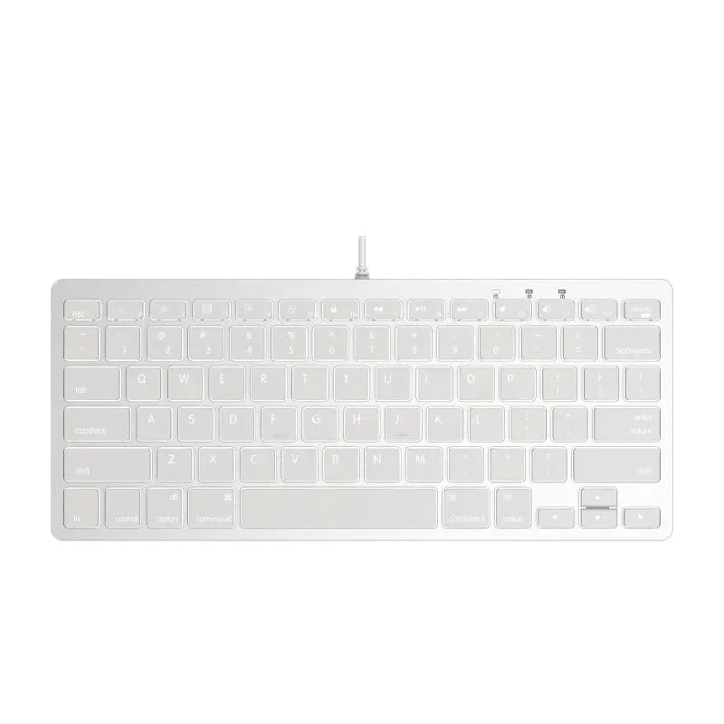 JOMAA 78-Keys Wired Silent Keycap Keyboard, Multi-Function Backlit Illuminated Keyboard Compatible with Windows/Mac