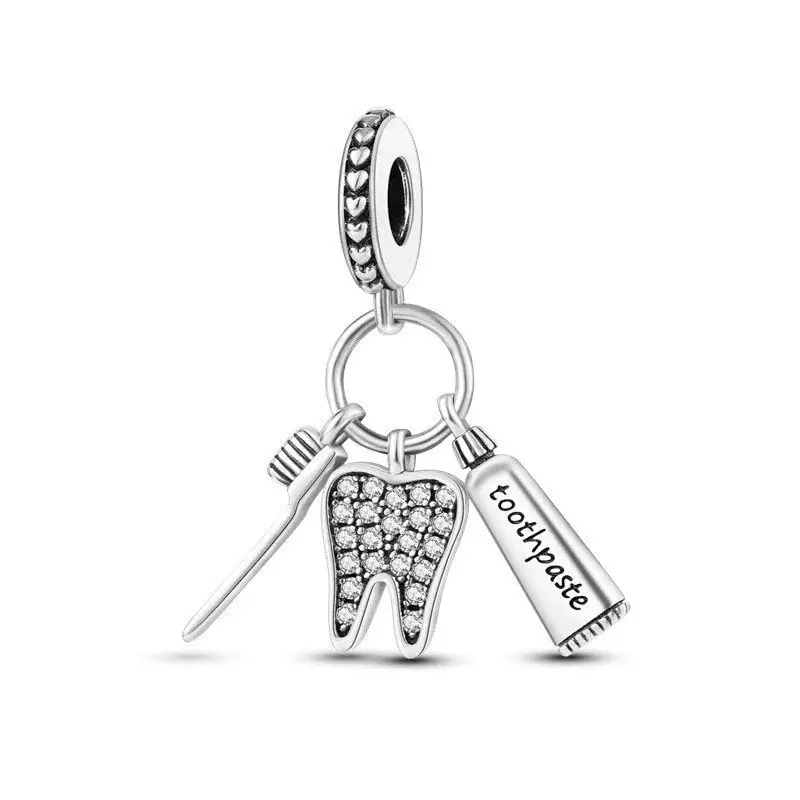 Toothbrush Toothpaste Tooth Charm