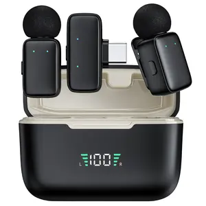 HITOZON Professional Wireless Lavalier Microphone for Smartphones with Al Voice Changing & Smart Noise Cancellation Plug Play Lapel Mic for Live Streaming Interview Podcast Vlog