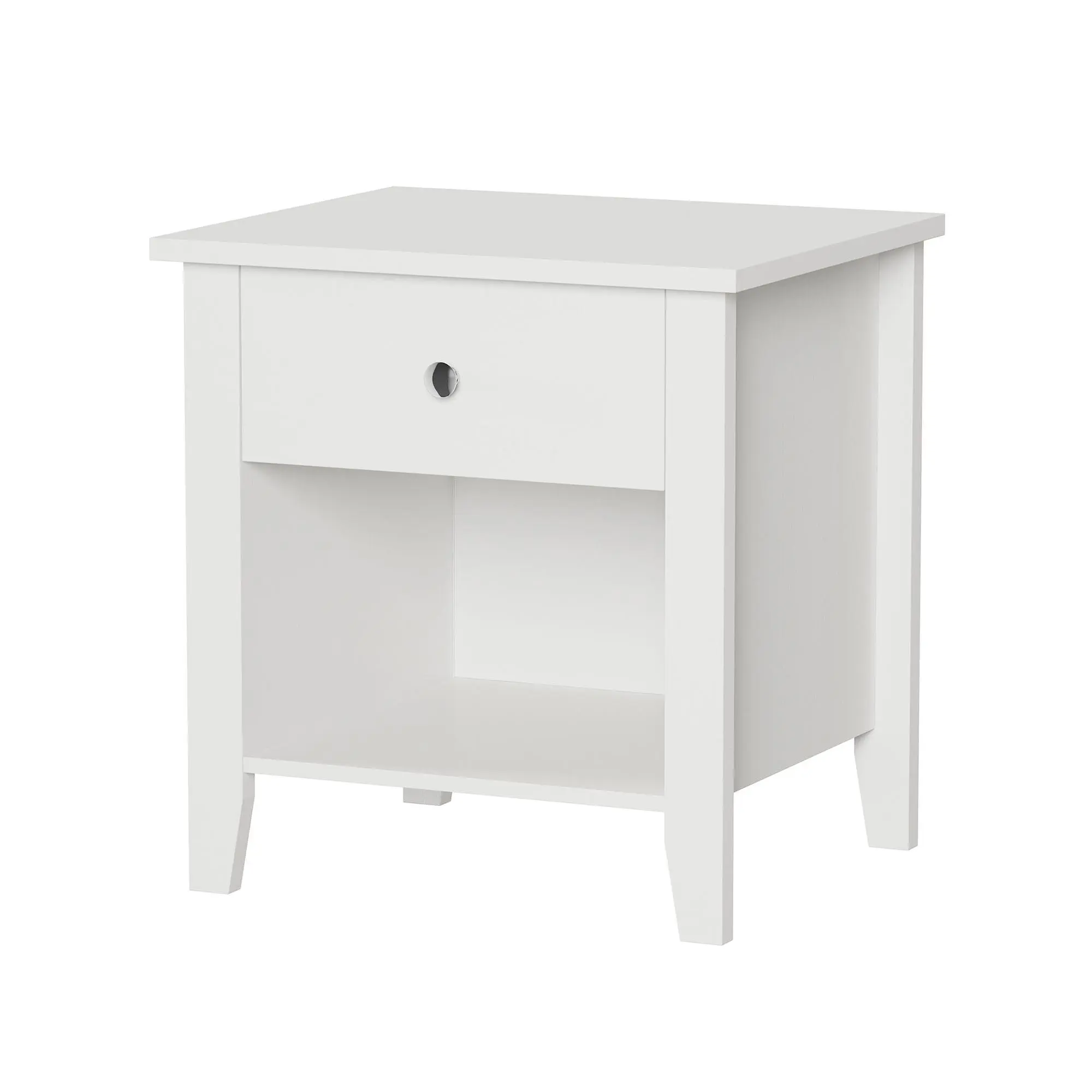 Lavish Home End Table with Drawer Traditional Style Table