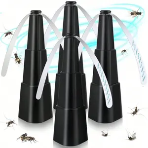 1pcs Outdoor Multifunctional Fly Repeller, Automatic Fly and Mosquito Eliminator, Effective Insect Fan for Camping and Barbecues