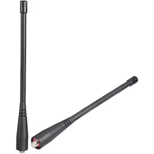 Dual Band VHF UHF 136-174MHz 400-470MHz Ham Radio Antenna Handheld Two Way Radio Walkie Talkie SMA Female Soft Antenna 2-Pack for Wouxun  BF-F8HP UV-5R UV-82 BF-888S GT-3 Radio